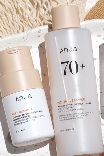 Anua deal  - Rice Enzyme Brightening Cleansing Powder + RICE TONER