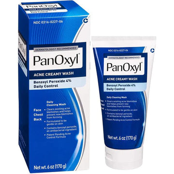 Panoxyl Benzoyl Peroxide 4% Daily Control Acne Creamy Wash