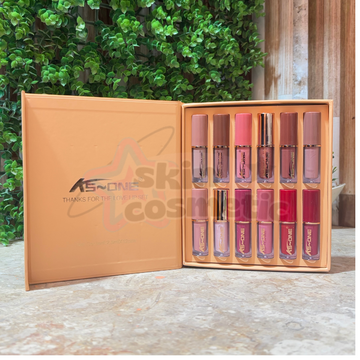 Macallure 12 pcs Matte Liquid Lip Gloss Set