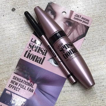 Maybelline 2 in 1 Lash SensaTional Mascara + Eyebrow Pencil