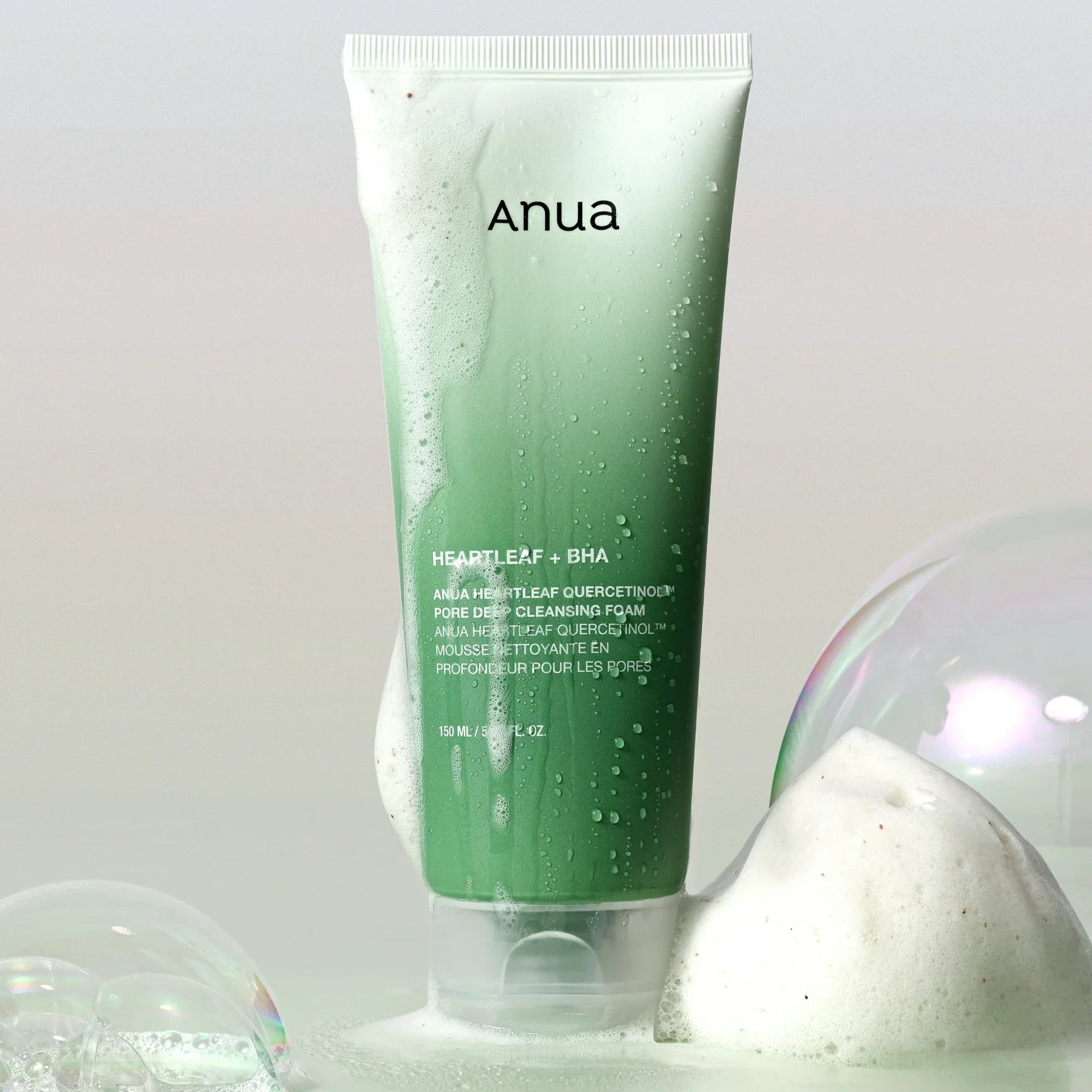 ANUA heartleaf+BHA Quercetinol pore deep cleansing foam