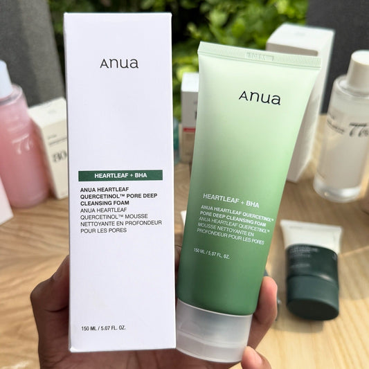 ANUA heartleaf+BHA Quercetinol pore deep cleansing foam