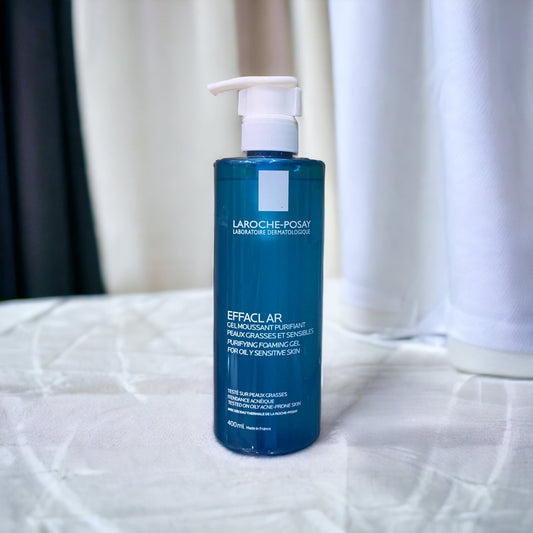 La Roche Posay EFFACLAR Purifying Foaming Gel For Oily Sensitive Skin cleanser (  pump )