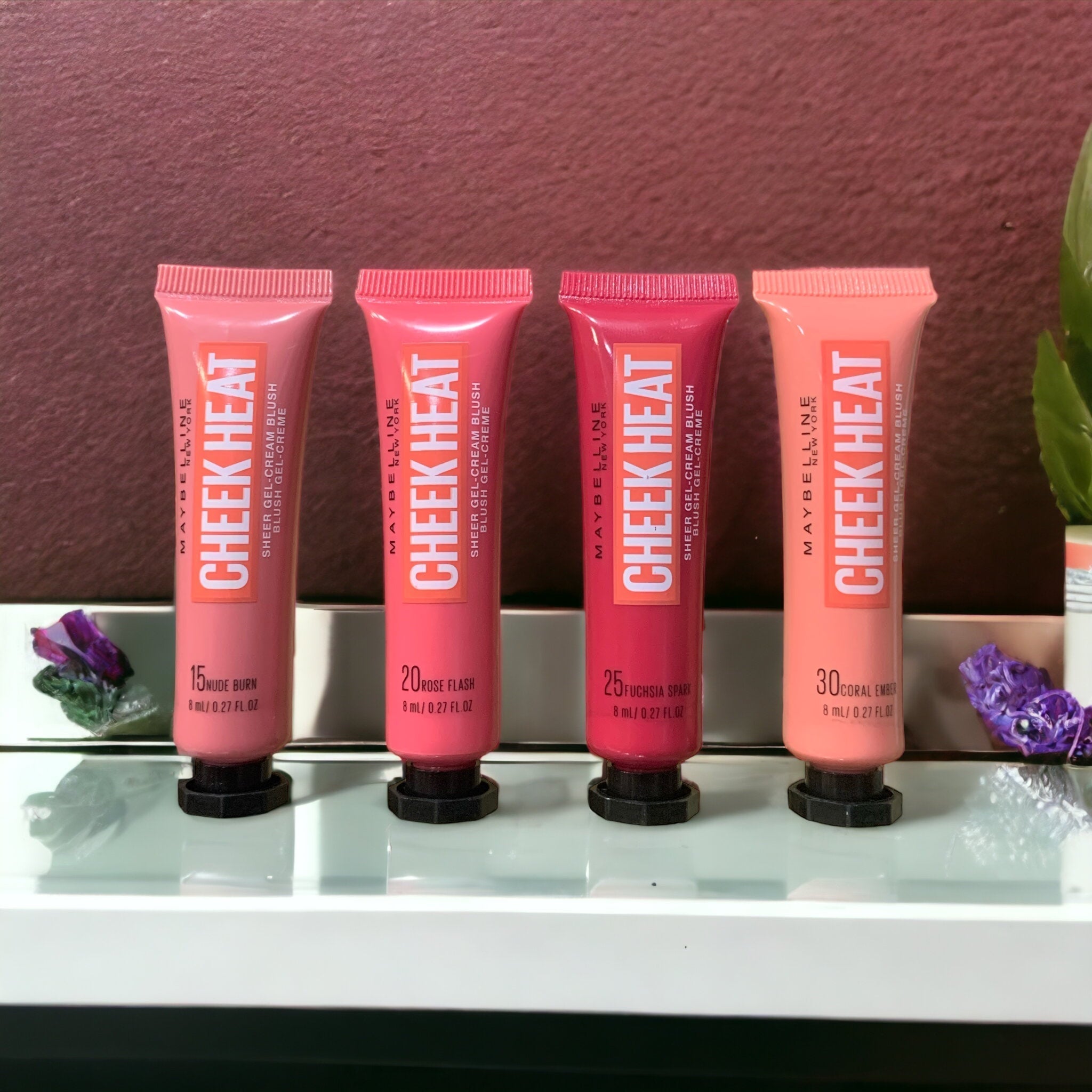 Maybelline Cheek Heat cream  Blushes pack of 4