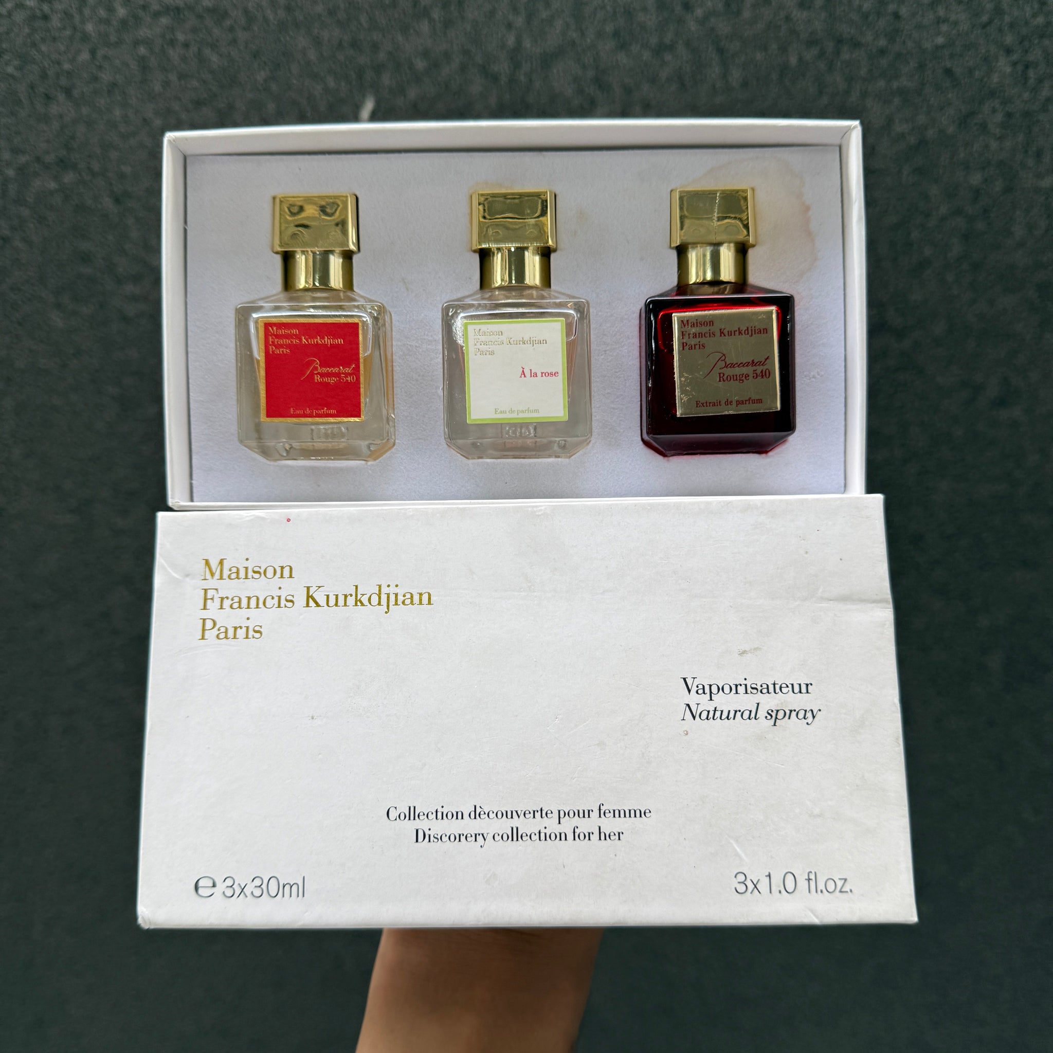 MAISON FRANCIS Kurkdijan paris MINI PERFUME SET 30ml x 3