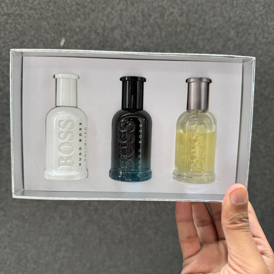 HUGO BOSS MINI PERFUME SET 30ML x 3