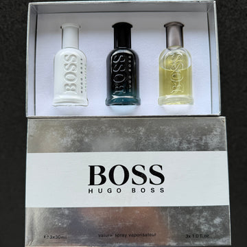 HUGO BOSS MINI PERFUME SET 30ML x 3