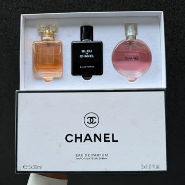 BLUE DE CHANEL MINI PERFUME SET 3OML x 3