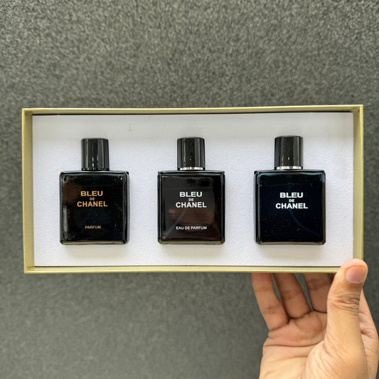 BLUE DE CHANEL MINI PERFUME SET  30ml x 3
