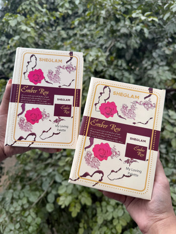 SHEGLAM Ember Rose Palette Book All-In-One Makeup 𝗣𝗮𝗹𝗲𝘁𝘁𝗲