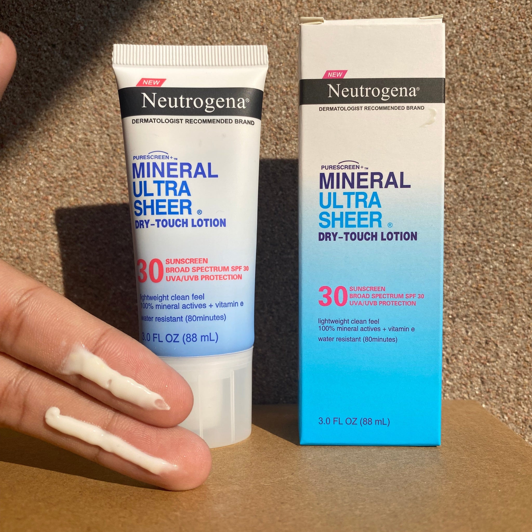 Neutrogena Mineral Ultra Sheer Dry Touch Lotion sunscreen spf 30