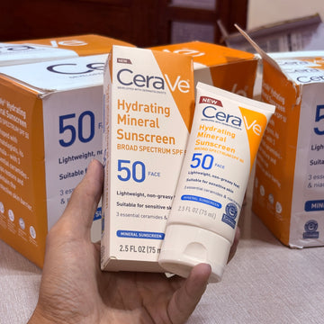 Cerave Haydrating Mineral Sunscreen SPF 50 Face 75ml