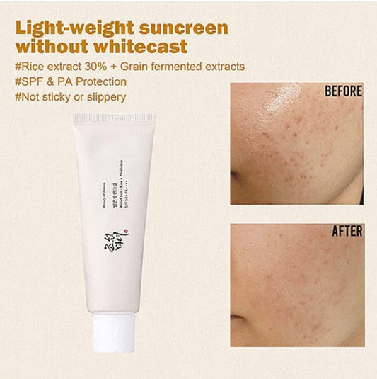 Beauty of Joseon Relief Sun Rice + Probiotics SPF50 pa++++  sunscreen ( pre order  new stock will come after 7 days )