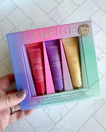 LANEIGE Lip glowy Balm trio pack of 3 set