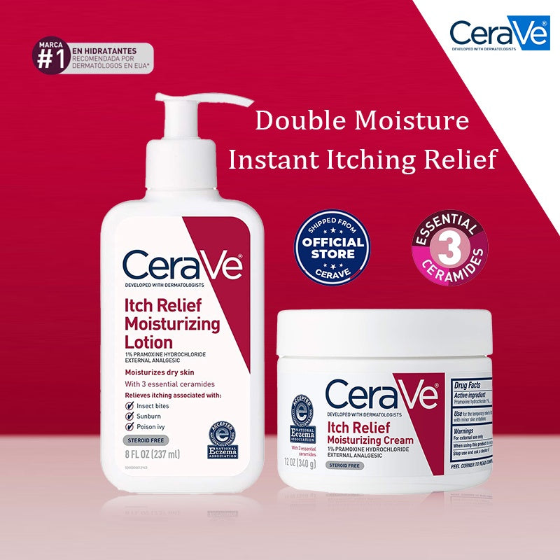 CeraVe Itch Relief Moisturising Lotion & Cream